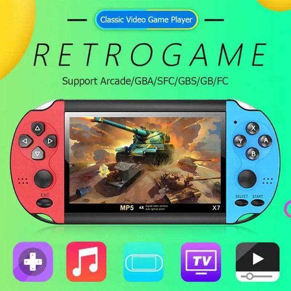 Game machine Retro Video Game Console Player Handheld Gaming Portable Portatil Mini Arcade Video Games Electronic hine Retro Game Video Z241