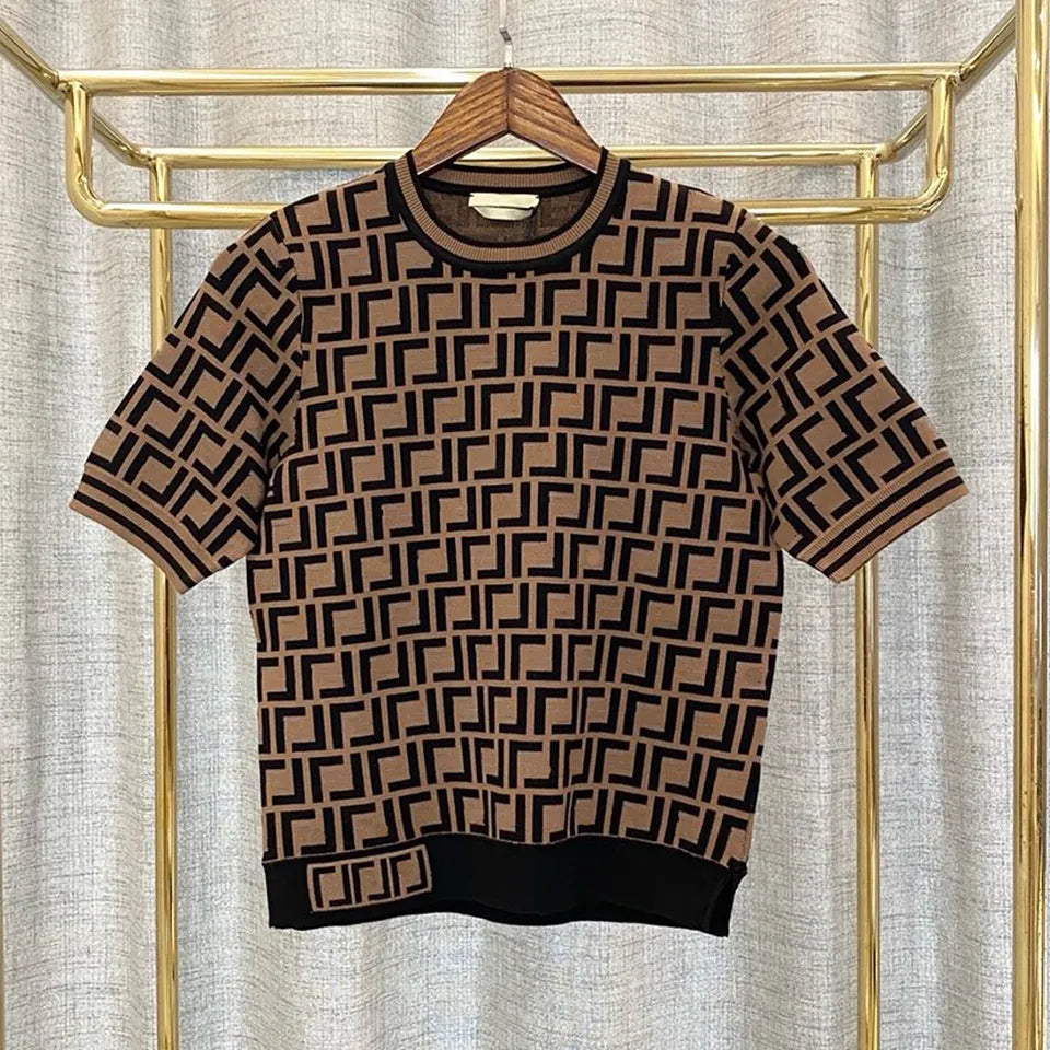 Tshirt For Women Clothing Letter Embroidery Oneck Shortsleeve Summer Designer Tshirt Femme Casual Crop Top Tee Short Sleeved Knitting Tee Shirts CXG