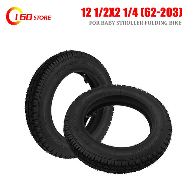 12 1-2x2 1-4 ( 62-203 ) Tire and Inner Tube for Many Gas Electric Scooters E-Bike Inch Wheel Tyre 1-2 X 2