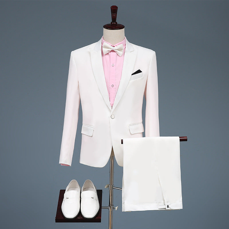 159 Professional Formal Suit Set for Groomsmen - Elegant Wedding Attire