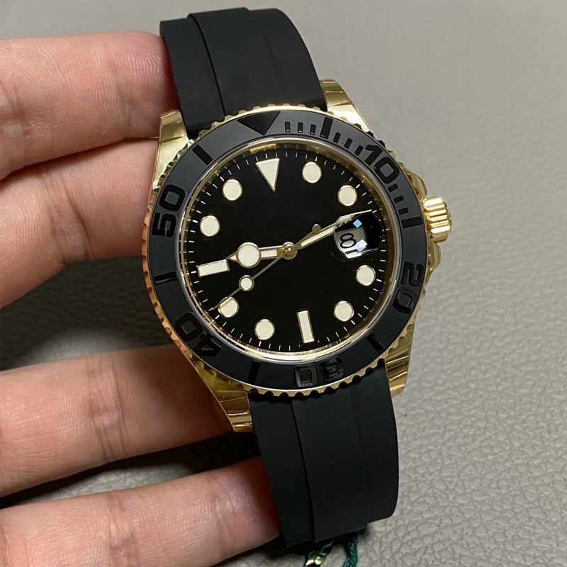 yacht mens watches designer 40mm automatic date watch 904L stainless steel strap sapphire mirror Montre De Luxe watches for mens DHgate ST9 watches