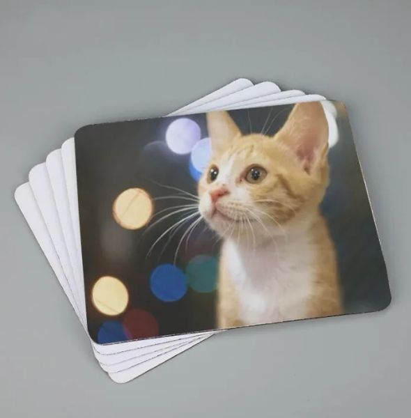 Mouse Mat Mouse Pad heat transfer Faux Leather Mousepads Ultra Smooth Mats for Wireless Mouse Laptop Computer PC Office Home Gaming BJ