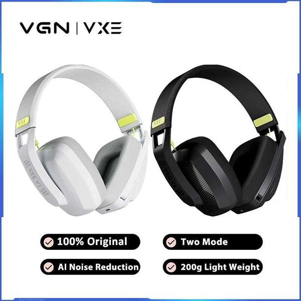 Headsets Vgn Vxe Siren V1 gaming earphones Bluetooth 5.3-2.4g dual-mode lightweight earphones with microphone computer esports earphone gift
