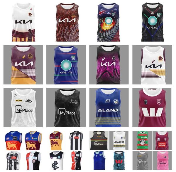 2024 2024 AFL port Adelaide crows Essendon Bombers Rugby jerseyS 24 25 Brisbane Lions fremantle dockers tank gold coast suns Hawthorn Hawks