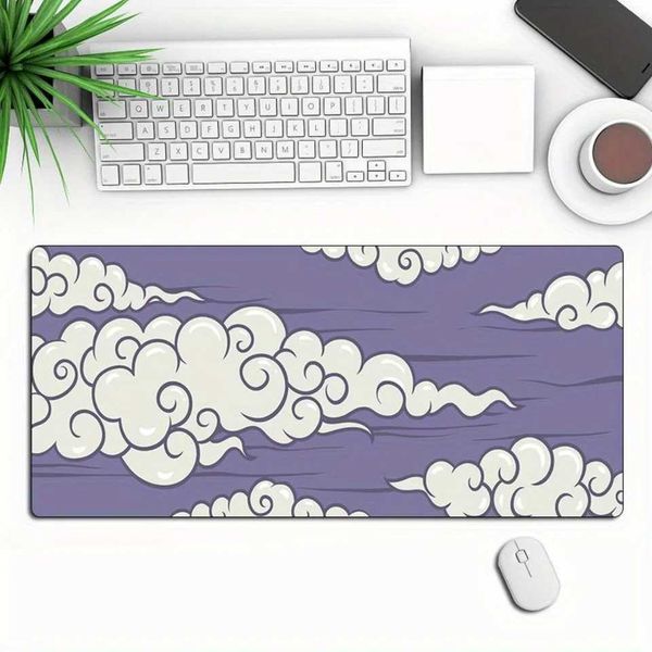 Large Rubber Mouse Pad for Gaming and orts Desk - Smooth Surface Desk Pad with High-Density Fabric for Easy Mouse Movement Z250115