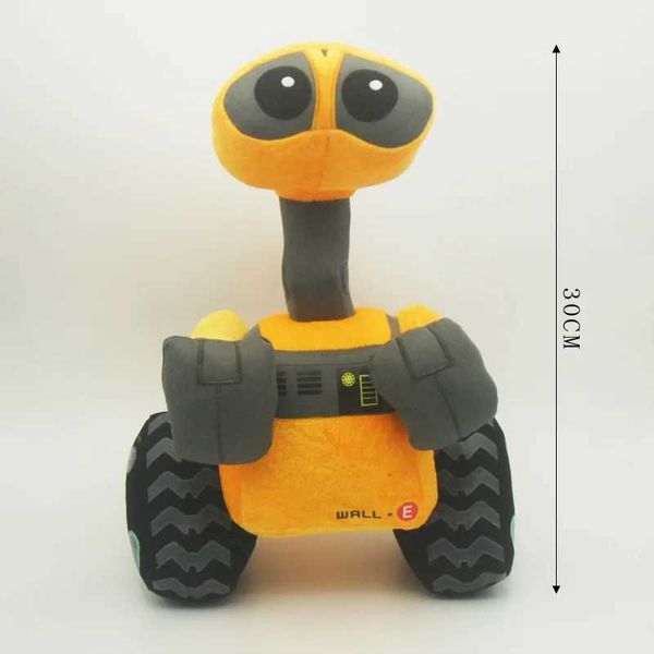 Cartoon 30cm WALL-E vivid robot Plush Toy Wall E Minion Robot model soft Stuffed plush doll toy home decor baby kids gift Y250205