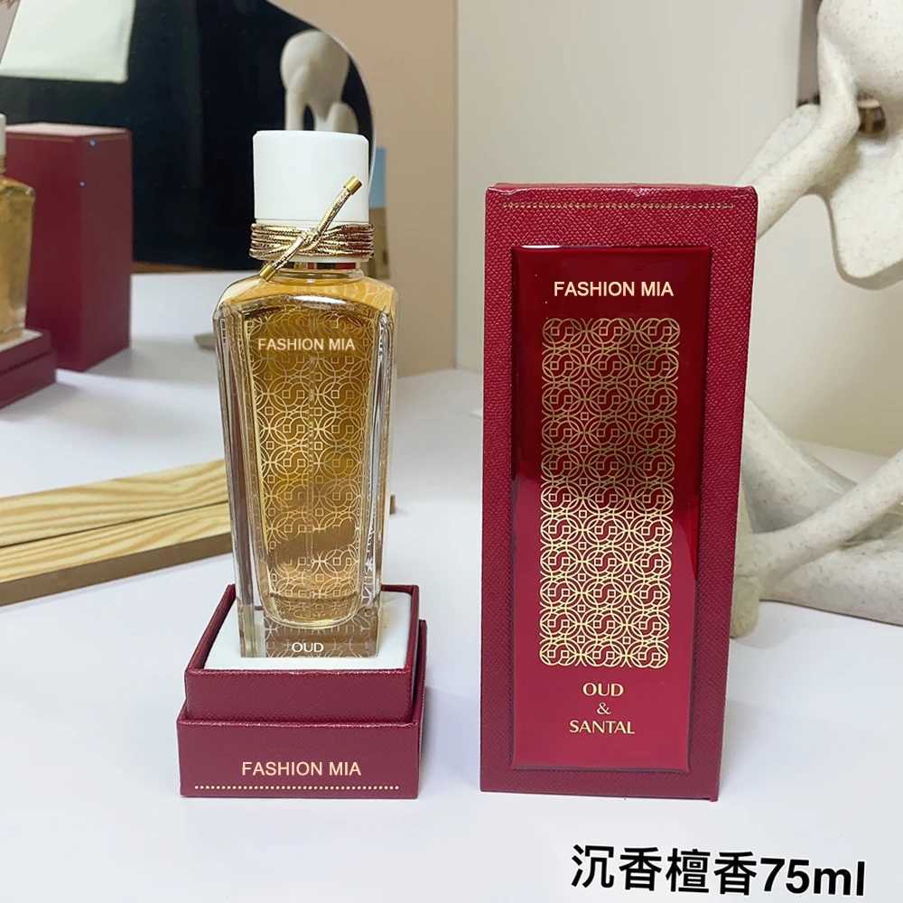 75ml Brand Incense Sandalwood Eau de Toilette Perfume Long-lasting Amber Wood Mens Body Spray Fragrance Women Daily Perfume R250619