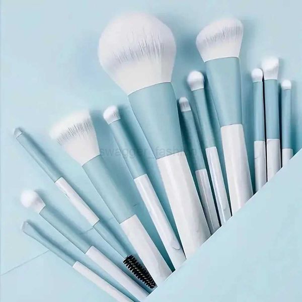 12pcs Professional Makeup Brushes Soft Portable Makeup Brushes Foundation Blush Powder Eyeshadow Concealer Blending Makeup BrushXJ240807