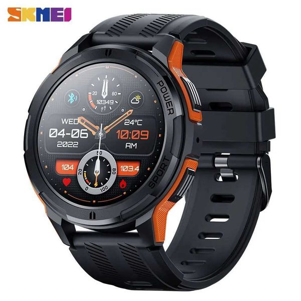 High Quality Skmei 1.43-inch Amoled 1atm waterproof pedometer smartwatch heart rate monitor BT call smartwatch suitable for Android Ios 410m