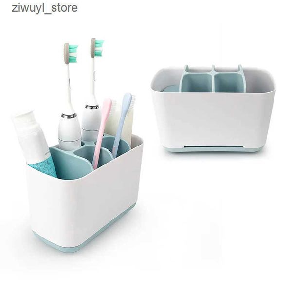 Toothbrush Holders Multi functional toothbrush holder bathroom storage box shaving and makeup brush electric toothbrush holder L240910