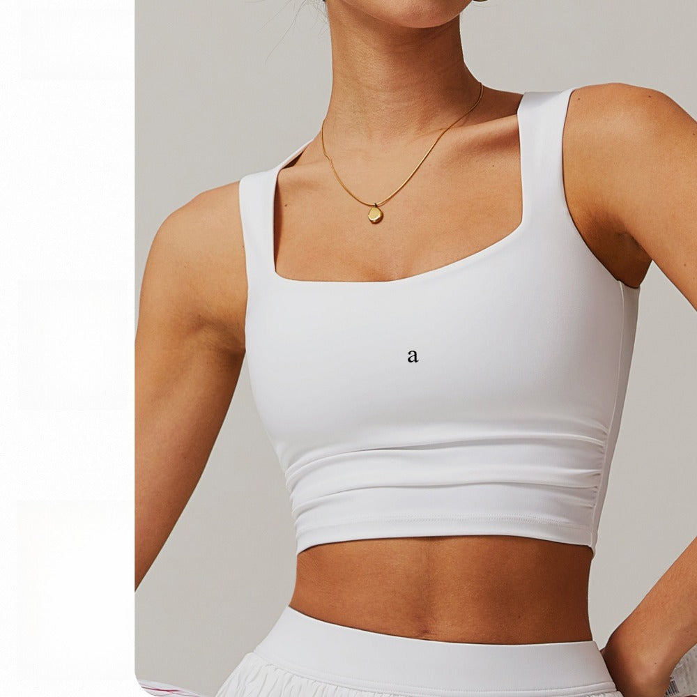 A8782 Yoga Bras Tops Breathable Sports Vest Fintness Tank lingerie Top Running Fitness Yoga Suit