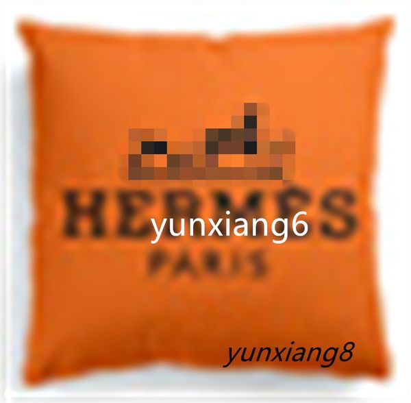 Letter Designer Pillow Bedding Home Room Decor Pillowcase Couch Chair Sofa Orange Car Thick Cashmere Cushion Multisize Men Women