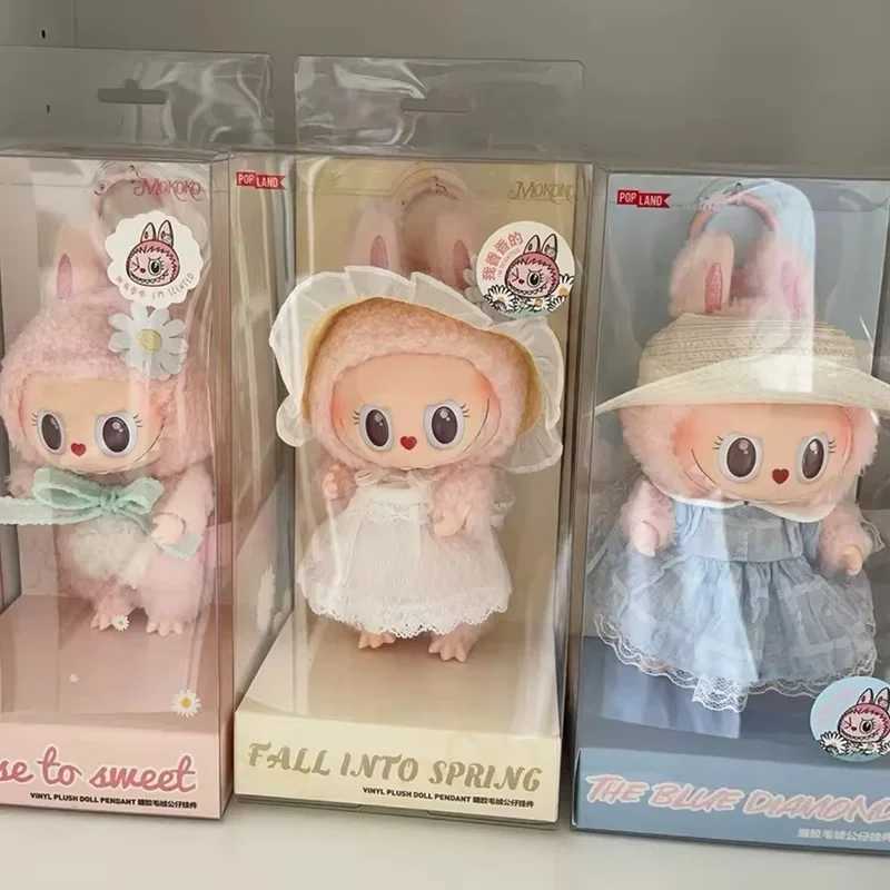 Labubu complete set of 7, autumn wild mokoko123 generation decorative dolls, desktop decoration Hallowe dh5439299