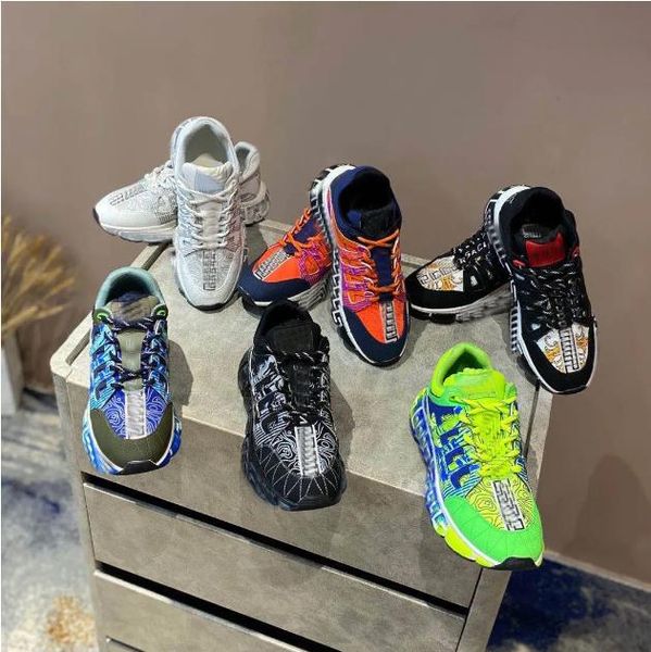 Designer Shoes Trigreca Sneakers Fashion Men women Casual Shoes Luxury Mesh Platform Mesh Sneaker Size 35-46
