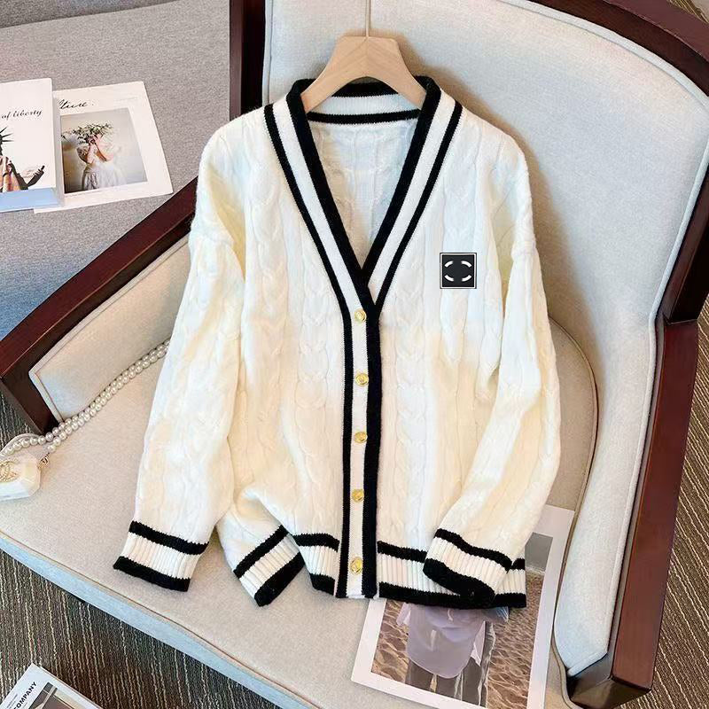 Women&#039;s knitting cardigan designer Paris New Luxury Brand Sweater Women Knitted tops Autumn Solid Long Sleeve Casual Elegant Sweaters Winter Cl