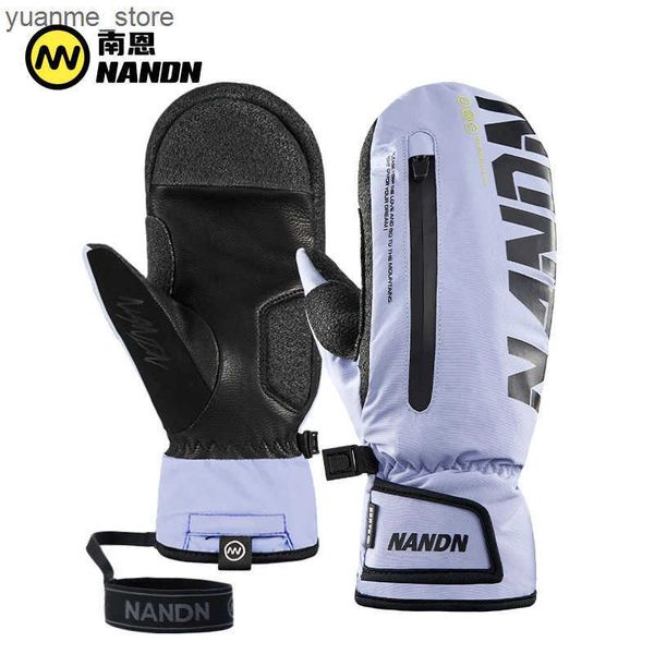 Ski Gloves Ski Gloves To Prevent Wrist Injury Built -in Protective Gear Warm and Wear -resistant Winter Skiing J241203