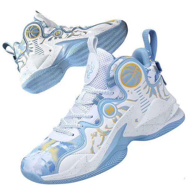 Men&#039;s Basketball No-Slip Breathable Outdoor Fashion Graffiti Training Shoes