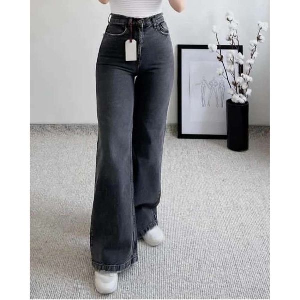 High Waisted Woman Street Hip Hop Vintage Washed Baggy Clothing Casual Wide Leg Versatile Pants Women Jeans