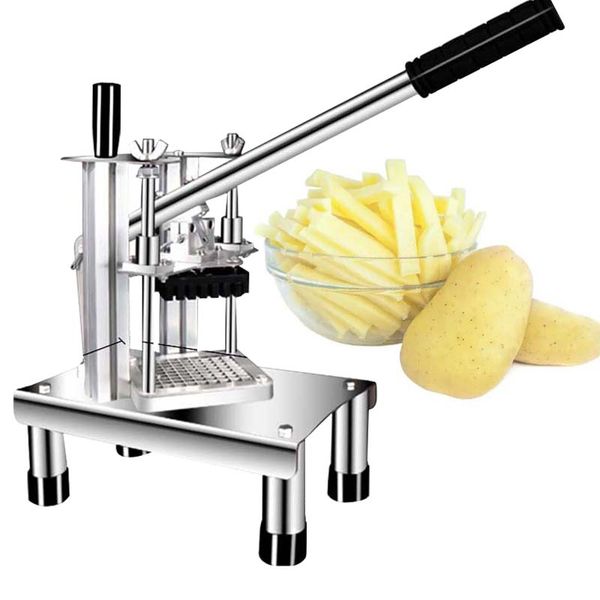 Industrial Hand Movement Fruit Vegetable Slice Cube Cutting Slicing Dicing Machine Potato Carrot Banana Chips Cutter Slicer Dice