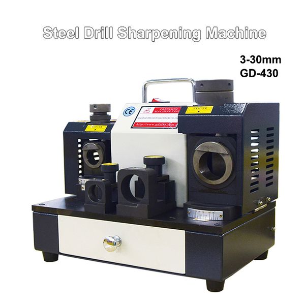 GD-430 Big Steel Drill Sharpening Machine Grinder Alloy Drill Grinding Tools Profession Twist Drill Grinding Equipment Steel Drill Sharpener