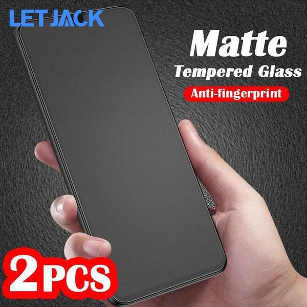 Cell Phone Screen Protectors 2PCS No Fingerprint Matte Tempered Glass for Samsung A51 A21S M31S S20 FE Note 20 A52 A72 A20 A40 A50 A31 A71 M