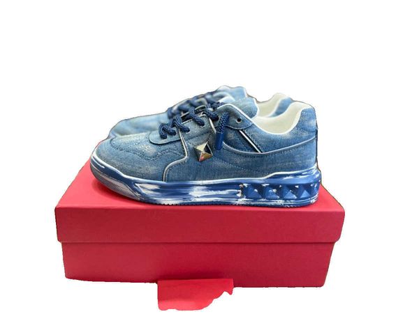 2024 New Jenim Youth Casal Style Sports and Leisure Shoes Star Mame Style Mens Shoes Denim Canvas Sapatos Homens X241115