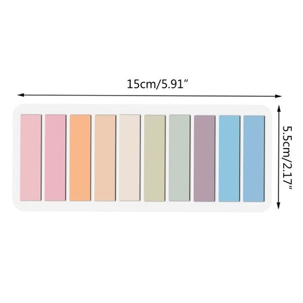 1600Pcs 80 Color Writable Morandi Sticky Tabs Repositionable Color Page Marker Sticky-Notes Tabs, Sticky Tabs Book Tabs