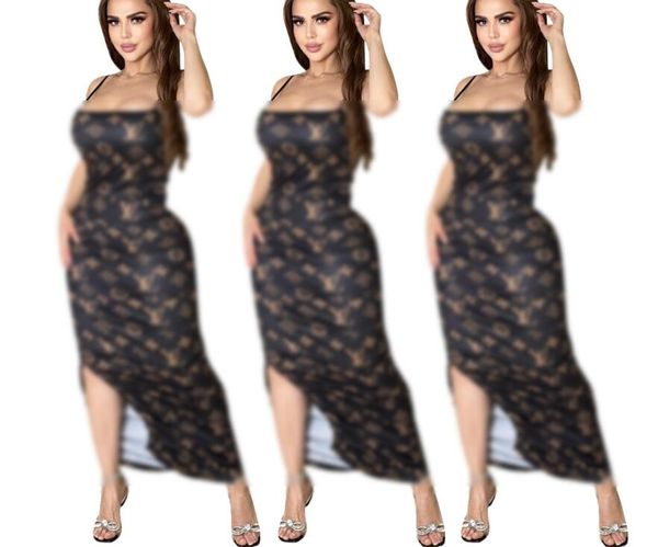 Women Dress Long Skirt Belt Fit Skirts For Luxur Outwear Casual Style With Budge Letter Lady Slim Dresses Tees Knit Shirt