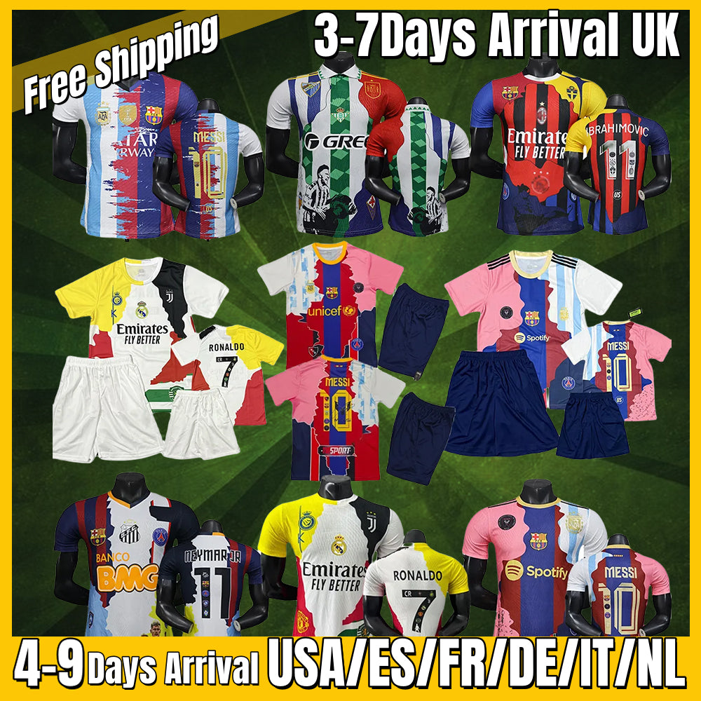 xxxl 4xl 2024 25 Ronaldo Multi Career Splicing MESSIS soccer jerseys real madridjerseys Real Neymar Jr mADRIds Ibrahimovic BetiSEs BaRCelonaeS psges
