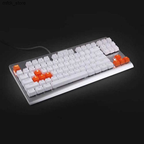 Keyboards Backlight Mechanical Keyboard 9Pcs Solid Color PBT Keyca Replacement Accessory J241204