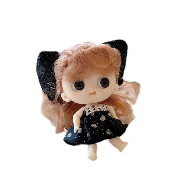 BJD Dolls for Girls 10cm OB11 Mini Doll 3D Big Eyes Kawaii Pocket Toys Cute Dolls Cute Face Dolls Toy Birthday Gifts Kids Toys Y240731