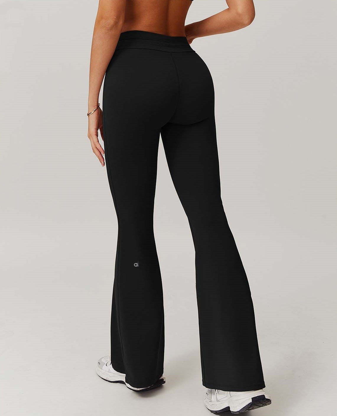 A724 Women High Waist Hip Lift Yoga Bell Bottom Pants - Wide Flared Pants Sports Casual Fitness Apparel for Europe & US