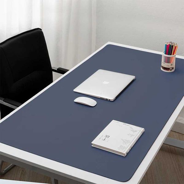 Large Mouse Pad Extra Big Non-Slip Desk Pad Waterproof PU Leather Desk Table Protector Gaming Mouse Mat for Game Office Work O250118
