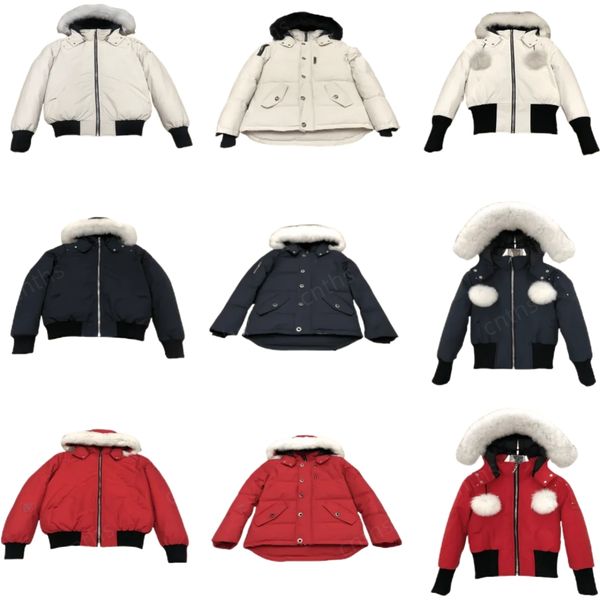 Men&#039;s Canada down jacket really fur collar Jacket Parkas 24ss Casual for Mens women Mooses puffer jacket clipper Outwear Outdoor Man Wi