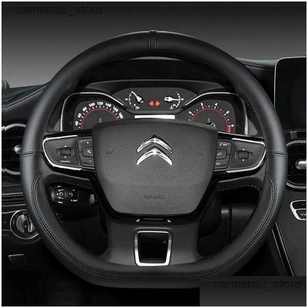 Steering Wheel Covers D Type Cover For Citroen Ii Iii 2009 C3 Aircross 2021 Bergo 3 C4 2 Q231016 Drop Delivery Automobiles Motorcycl Dh2Jm
