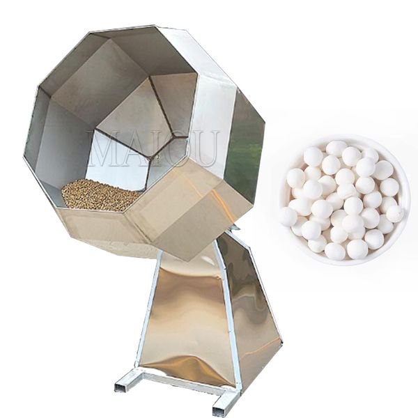 Drum Mixing Equipment Snack Food Popcorn Seasoning Coating Flavoring Machine Stainless Steel Octagonal Potato Chips Flavor Mixer