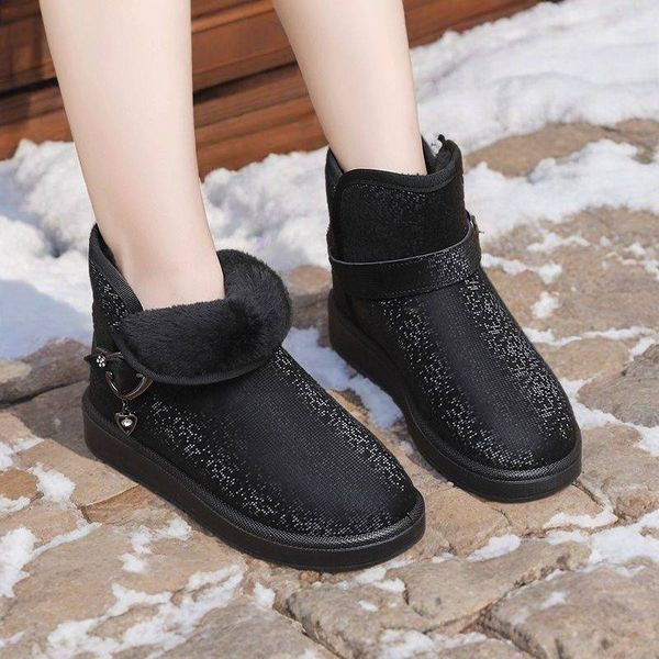 2024 Women&#039;s Snow Boots Winter Fashion Thick Warm Waterproof Non-slip Comfortable Lightweight Casual Cotton Shoes