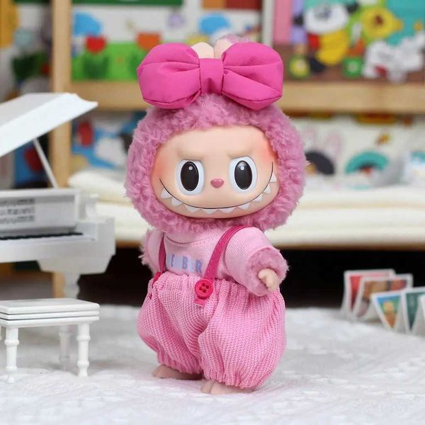 2025 Doll Accessories For 17cm Labubu clothes vinyl pendantdoll outfit Christmas winter dress Dolls Clothes Cute Decoration Accessories