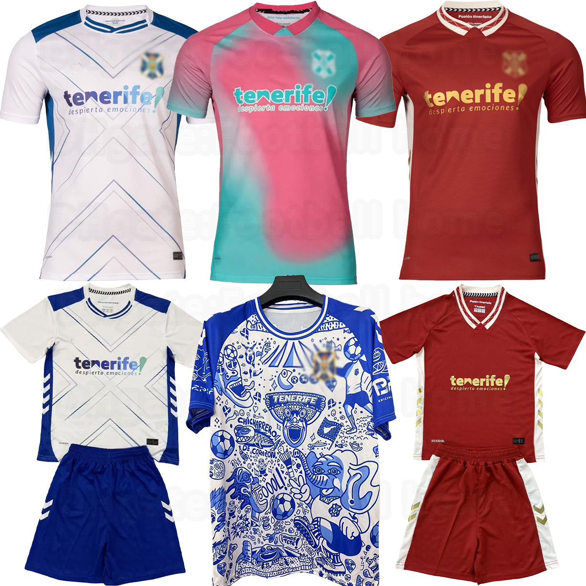 25 26 CD Tenerife soccer jerseys 2025 2026 GALLEGO ZORRILLA MO DAUDA BUNUEL ROMERO SIPCIC MARTINEZ LOPEZ home away Third Football Shirt Short Sleeve