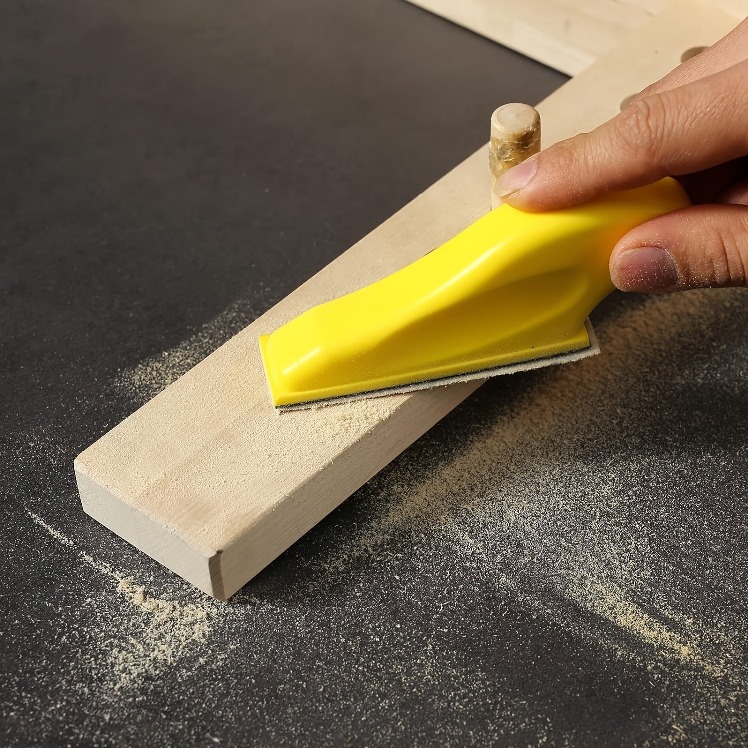 TEMU [popular ] 71pcs Sandpaper Set, 3.5 "x 1" Mini Hand Sanding , Coarse And Fine Grains 80, 120, 180, 240, 320, 400, 600, 10pcs Of Hook Sandpaper