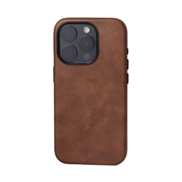 Leather phone case suitable for 16 15 ProMax retro protective case