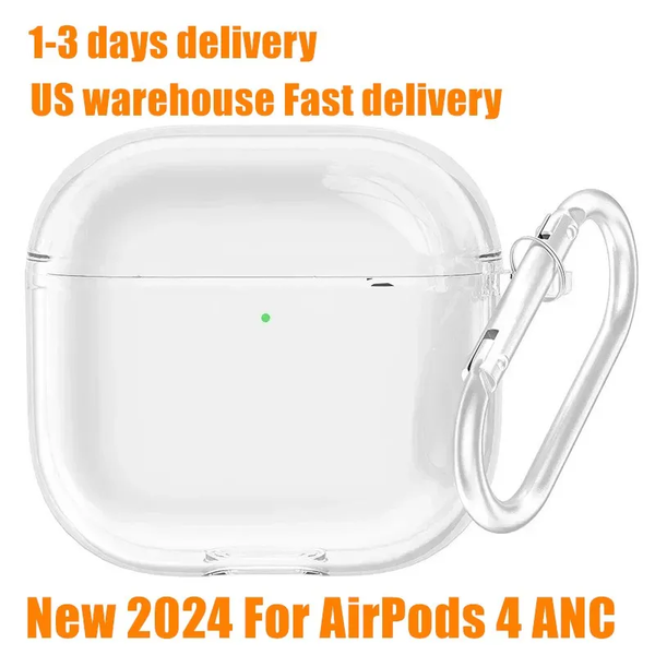 Factory wholesale direct sales USA Stock Air 4 With ANC pods 4 pro 2 4nd generation air 3 4 pros max Headphone Accessories Solid Silicone Pr