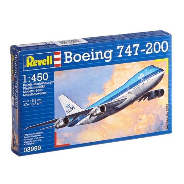 Model Building Kits REVELL 03999 1-450 Scale model Dutch Boeing 747-200 plastic toy assembly model building kit H240709