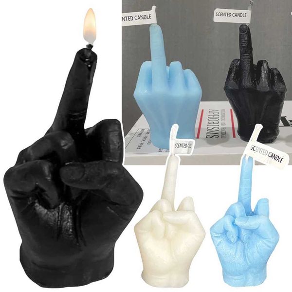 Universal Creative Finger shaped Fragrant Candles Soy Wax Desktop Decoration Durable and Interesting Home Decoration Gifts W250110