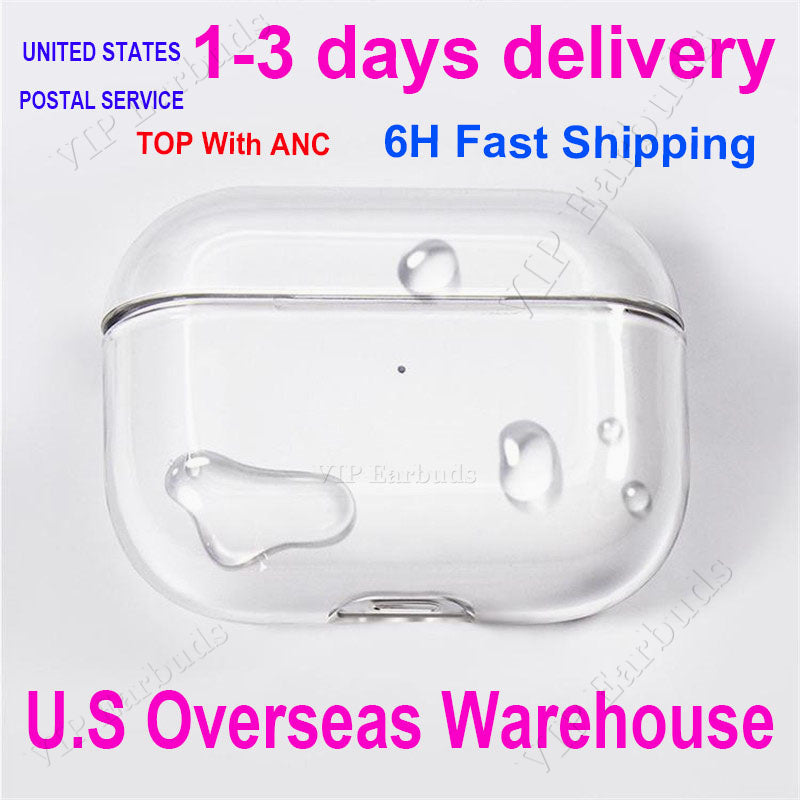 USA Stock for airpodspro2 airpodspros 4 airpods 2nd 3 Headphones air pods2 pro 3 earbuds Accessories Solid Silicone Cute Protective Earphone Cover S