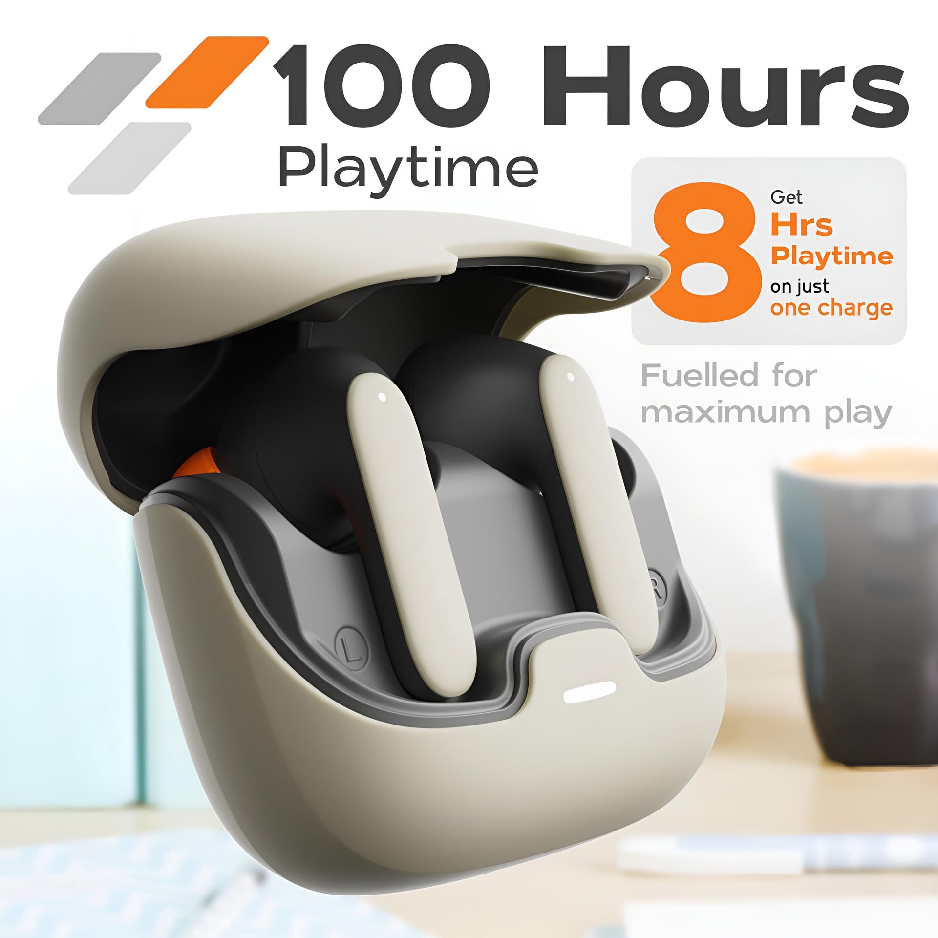 TEMU Bt 5.4 Low Latency Long Range Earphones Microphone Noise Reduction Fast Charging Play Game Listen Music Headset