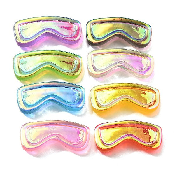 Cabochons en résine avec placage UV