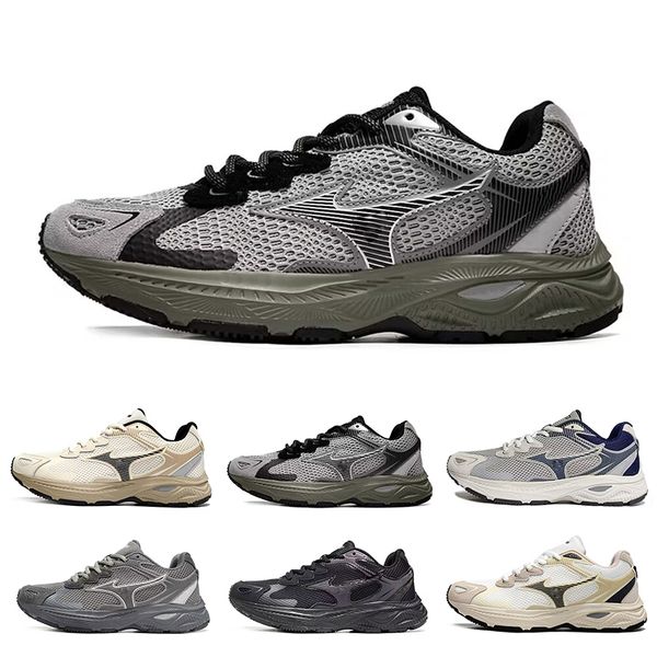 Mino racer S men&#039;s casual sports running shoes dad shoes shock-absorbing rebound breathable mesh lightweight white green black gray siz