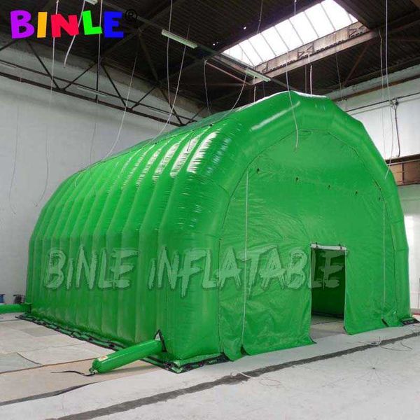 Air supported oxford 9x9x6m green Inflatable Sports Dome Tent large Marquee Inflatable tunnel pavilion Tent for Golf