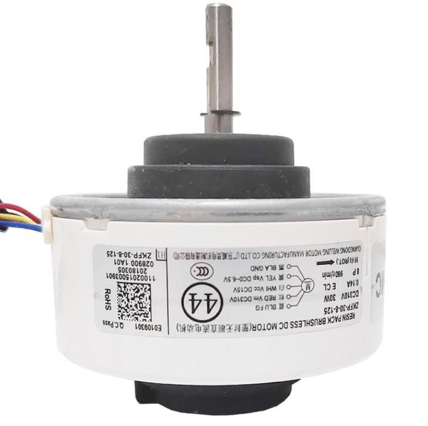For Midea cylindrical air conditioner internal motor ZKFP30-8-125 cabinet unit DC fan WZDK30-38G-3